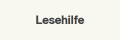 Lesehilfe